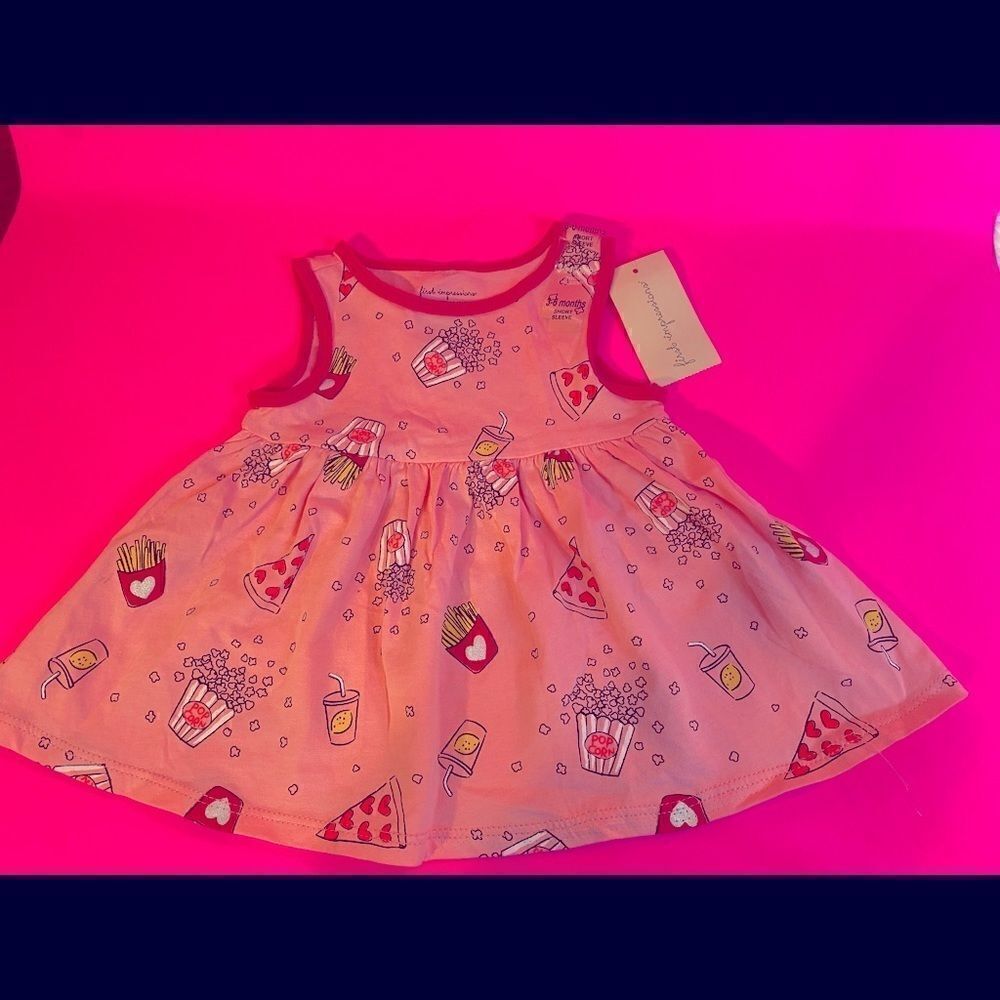 🎀First Impression Baby girl Dress 3-6 months short sleeve